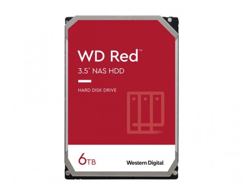 WD Red 6TB SATA 6Gb&sol;s 256MB Cache Internal 3&period;5inch 24x7 IntelliPower optimized for SOHO NAS systems 1-8 Bay HDD Bulk