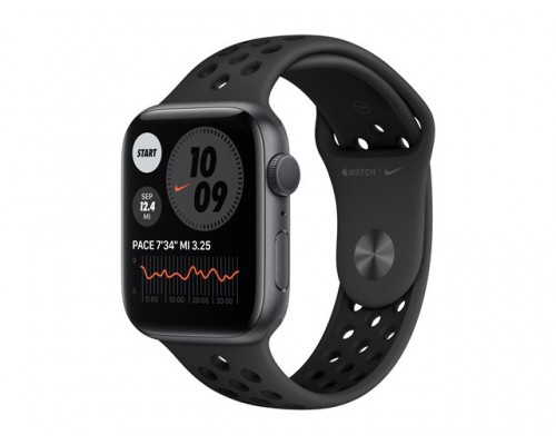 APPLE Watch Nike Series 6 GPS 44mm Space Gray Aluminium Case with Anthracite/Black Nike Sport Band Regular