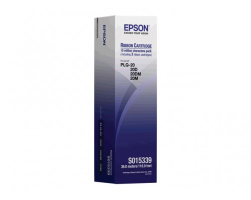 EPSON PLQ-20 lint zwart 20m 5.000.000 karakters 3-pack