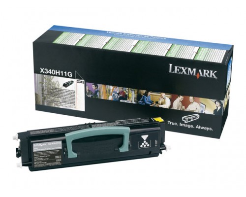 LEXMARK X342n tonercartridge zwart high capacity 6&period;000 pagina s 1-pack return program