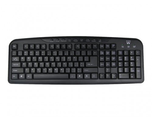 EWENT EW3130 Multimedia keyboard USB US lay-out