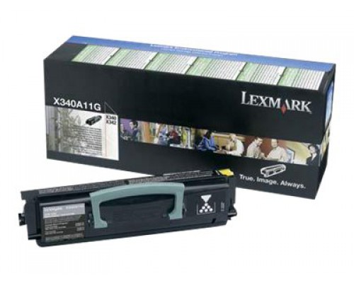 LEXMARK X340&comma; X342n tonercartridge zwart standard capacity 2&period;500 pagina s 1-pack return program