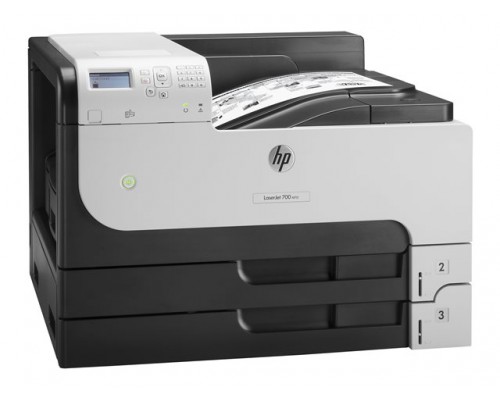HP LaserJet Enterprise 700 M712dn A3 USB2 LAN 100sh multi tray 2x250sh trays 41ppm A4 20ppm A3 (ML)