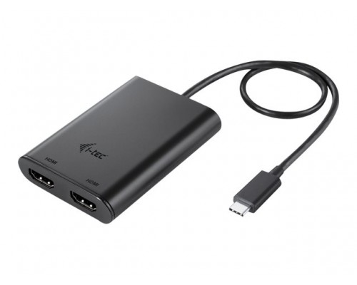 I-TEC USB C to Dual HDMI Port VideoAdapter 2x HDMI Port 4K Ultra HD compatible with Thunderbolt 3