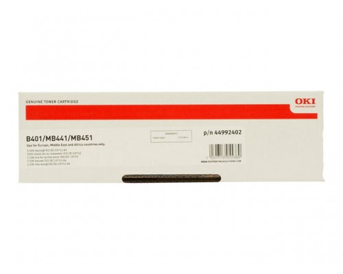 OKI MB441 tonercartridge zwart high capacity 2&period;500 pagina s 1-pack