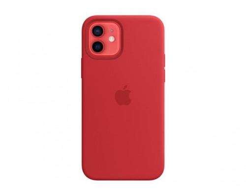 APPLE iPhone 12&sol;12 Pro Silicone Case with MagSafe - PRODUCT RED