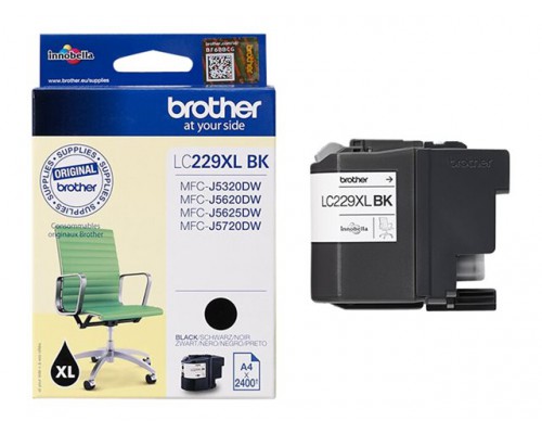 BROTHER LC-229XL inktcartridge zwart high capacity 2400 paginas 1-pack