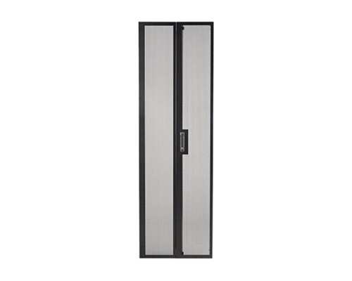 APC NetShelter SV 48U 600mm Wide Perforated Split Rear Doors Black