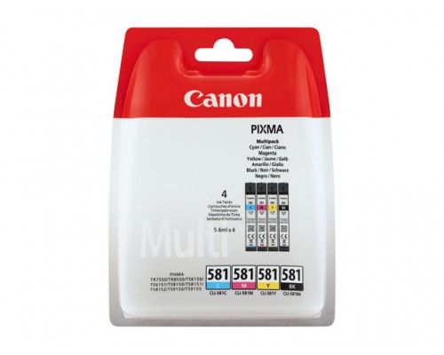 CANON INK CLI-581 C&sol;M&sol;Y&sol;BK MULTI BL