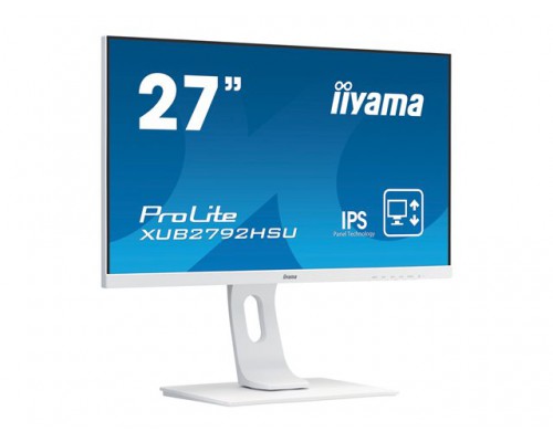 IIYAMA XUB2792HSU-W1 27inch 1920x1080 IPS Technology LED Bl USB-Hub DisplayPort HDMI