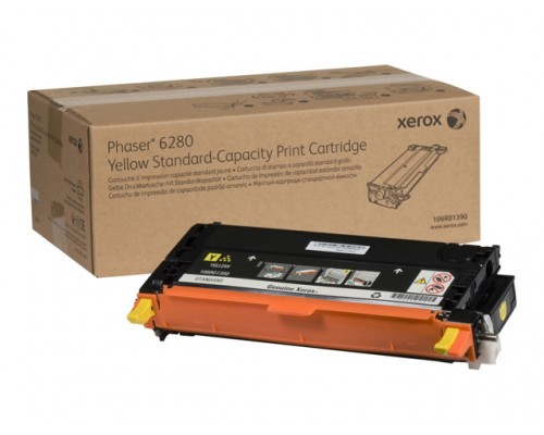 XEROX Phaser 6280 tonercartridge geel standard capacity 2&period;200 pagina s 1-pack