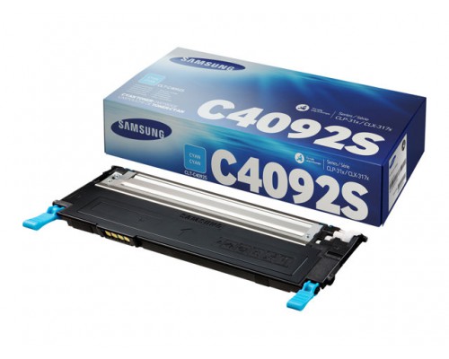 SAMSUNG CLT-C4092S&sol;ELS Cyan Toner Cartrid