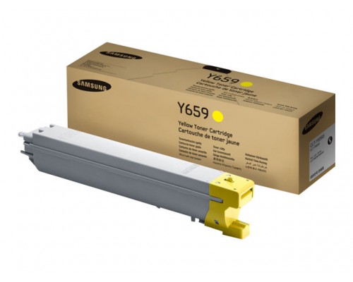 SAMSUNG CLT-Y659S&sol;ELS Yellow Toner Cartridge