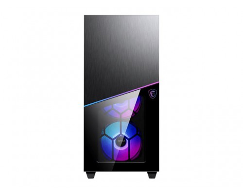 MSI MPG SEKIRA 100R Mid tower 2xUSB 3&period;0 1xType C 4x120mm ARGB Fan Tempered Glass Window