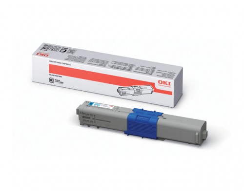 OKI C331 tonercartridge cyaan standard capacity 2&period;000 pagina s 1-pack