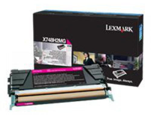LEXMARK X748 10K tonercartridge magenta high capacity 10&period;000 pagina s 1-pack