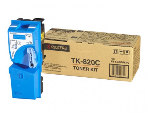 KYOCERA TK-820 tonercartridge cyaan standard capacity 7&period;000 paginas 1-pack