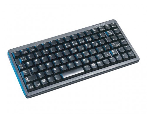 CHERRY Mechanical keyboard low profile compact 86 keys USB &plus; PS&sol;2 black