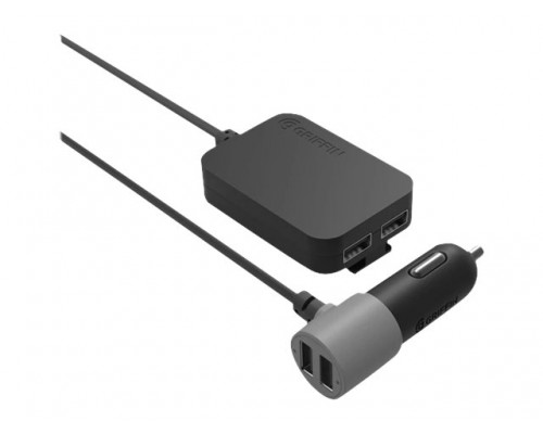 GRIFFIN PowerJolt Quad - 4 Port Car Charger - Black/Grey