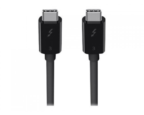 BELKIN Thunderbolt 3 USB-C to USB-C Cable 40Gbps 5A 0.8m Black