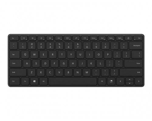 MS Bluetooth Compact Keyboard Eng Intl Euro Hdwr Black