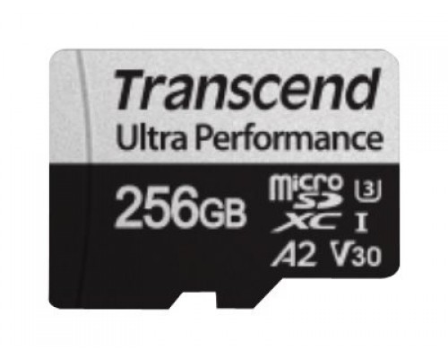 TRANSCEND 256GB microSD w&sol; adapter UHS-I U3 A2