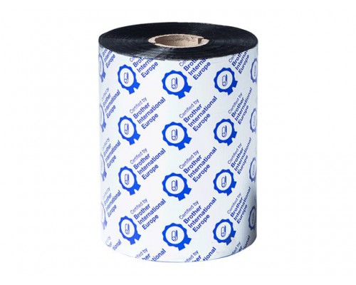BROTHER Black ribbon Standard resin 110mm x 600m Sold in 6-pack