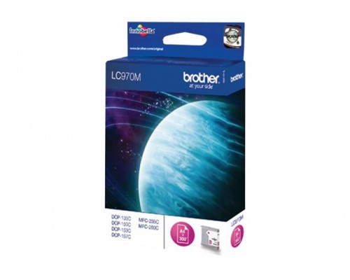 BROTHER LC-970 inktcartridge magenta standard capacity 300 paginas 1-pack