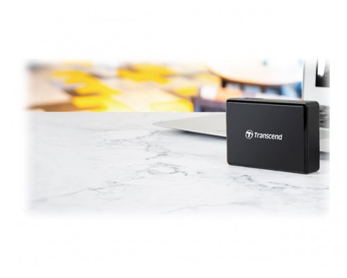 TRANSCEND All-in-1 Multi Memory Card Reader USB 3.0/3.1 Gen 1 Black