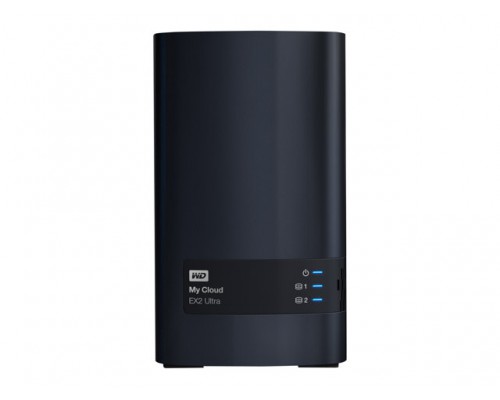 WD My Cloud EX2 Ultra NAS 16TB personal cloud stor. incl WD RED Drives 2-bay Dual Gigabit Ethernet 1,3GHz CPU DNLA RAID1 NAS RTL