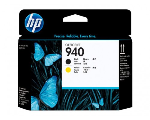 HP 940 originele printkop zwart en geel standard capacity 1-pack