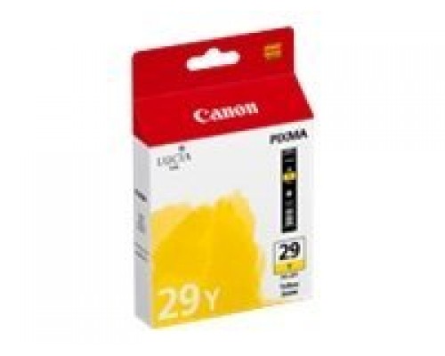 CANON PGI-29 Y inktcartridge geel standard capacity 1&period;420 pictures 1-pack