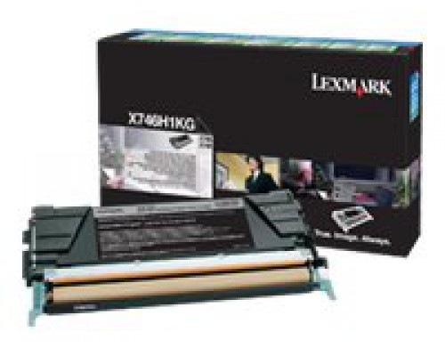 LEXMARK X746&comma; X748 tonercartridge zwart standard capacity 12&period;000 pagina s 1-pack - return program
