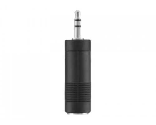 BELKIN ADAPTER AUDIO 3.5mm 6.3mm MF STEREO BLACK NICKEL