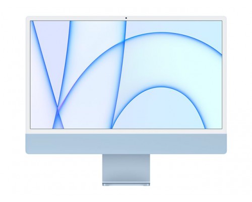 APPLE 24inch iMac with Retina 4&period;5K display&colon; Apple M1&nbsp;chip with 8&quest;core CPU and 8&quest;core GPU 256GB Blue