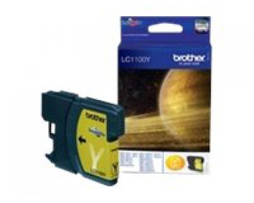 BROTHER LC-1100 inktcartridge geel standard capacity 7&period;5ml 325 pagina s 1-pack