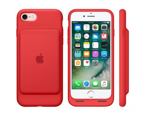 APPLE VMI iPhone 7 Smart Battery Case&comma; RED for lightning devices