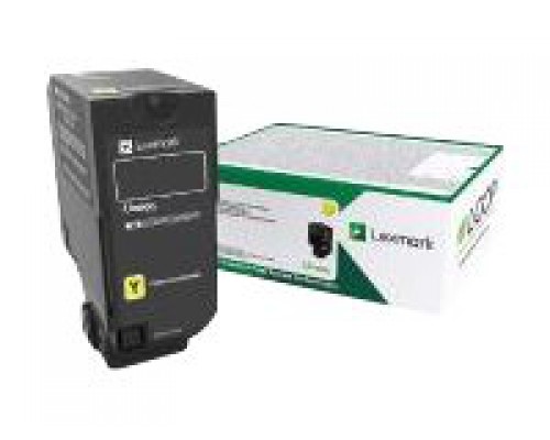 LEXMARK 15K Return Program Gele Toner Cartridge CS&sol;CX827