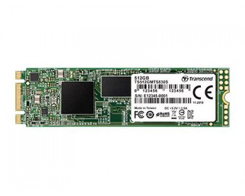 TRANSCEND 512GB M&period;2 2280 SSD SATA3 B&plus;M Key TLC