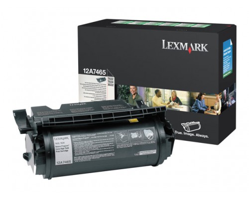 LEXMARK T632&comma; T634 tonercartridge zwart extra high capacity 32&period;000 pagina s 1-pack return program