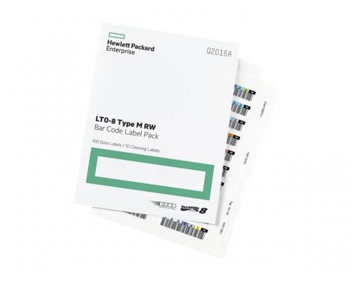 HPE LTO-8 Ultrium RW Bar Code Label Pack
