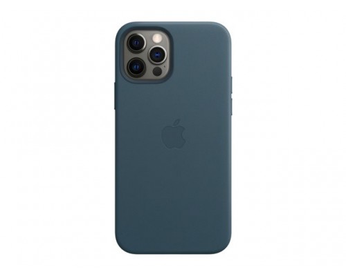APPLE iPhone 12&sol;12 Pro Leather Case with MagSafe - Baltic Blue