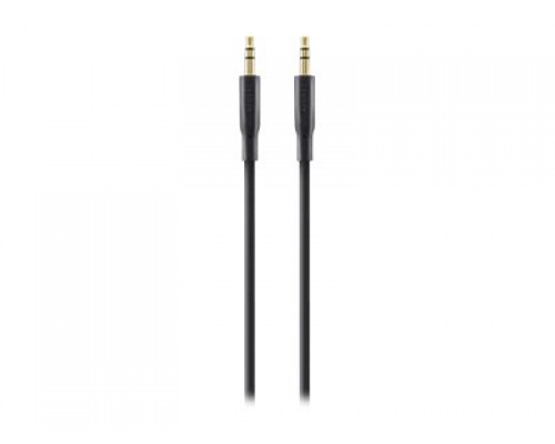 BELKIN CABLE AUDIO 3.5mm M/M 1M PORTABLE BLACK GOLD