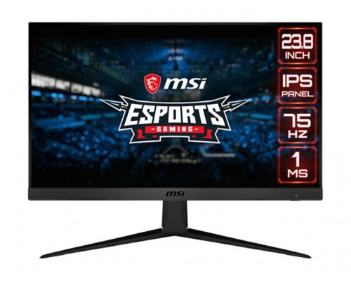 MSI Optix G241V E2 23&period;8inch 1920x1080 IPS Flat 75Hz 1ms Black HDMI 1&period;4 DP 1&period;2