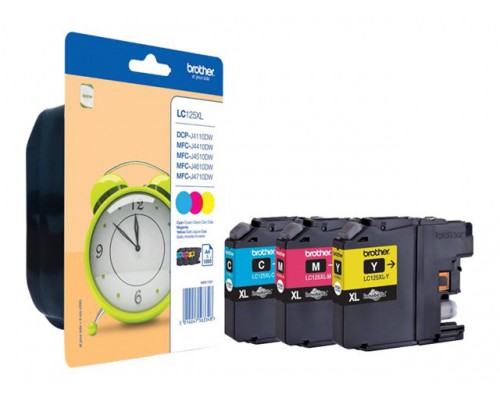 BROTHER LC-125XLRBWBPDR Twin Pack Blistertintenset