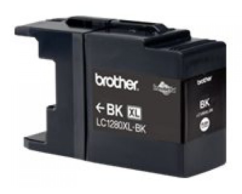 BROTHER LC-1280 inktcartridge zwart extra high capacity 2&period;400 paginas 1-pack blister zonder alarm