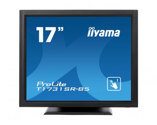 IIYAMA ProLite T1731SR-B5 43cm 17inch LCD 5:4 Resistive Touch Screen LED 1280 x 1024 Built-In Power AdapterHDMI