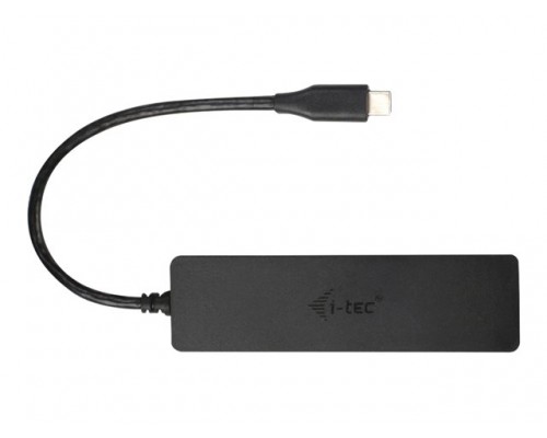 I-TEC USB C Slim HUB 3 Port with Gigabit Ethernet Adapter ideal for New Macbook Macbook Pro 2016 etc. compatible with Thunderbolt 3