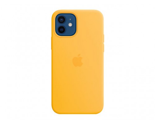 APPLE iPhone 12&sol;12 Pro Silicone Case with MagSafe - Sunflower