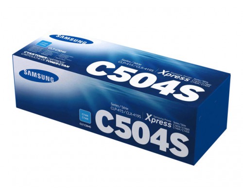 SAMSUNG CLT-C504S&sol;ELS Cyan Toner Cartridg
